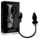 PLUG ANAL INFLABLE DE SILICONA OUCH! NEGRO