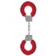 BEGINNER'S FURRY HANDCUFFS RED