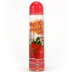 SEX SWEET LUBE STRAWBERRY EDIBLE WATER BASED LUBRICANT 197ML