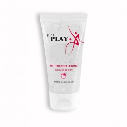 JUST PLAY STRAWBERRY WATER BASED LUBRICANT 50ML