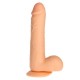 REAL RAPTURE FIRE PASSION REALISTIC DILDO 9'' WHITE