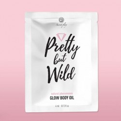 SECRET PLAY PRETTY AND WILD GLOW BODY OIL SACHET 4ML