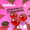 CRUSHIOUS LUBBIES KISSABLE OIL BALLS STRAWBERRY & CHOCOLATE